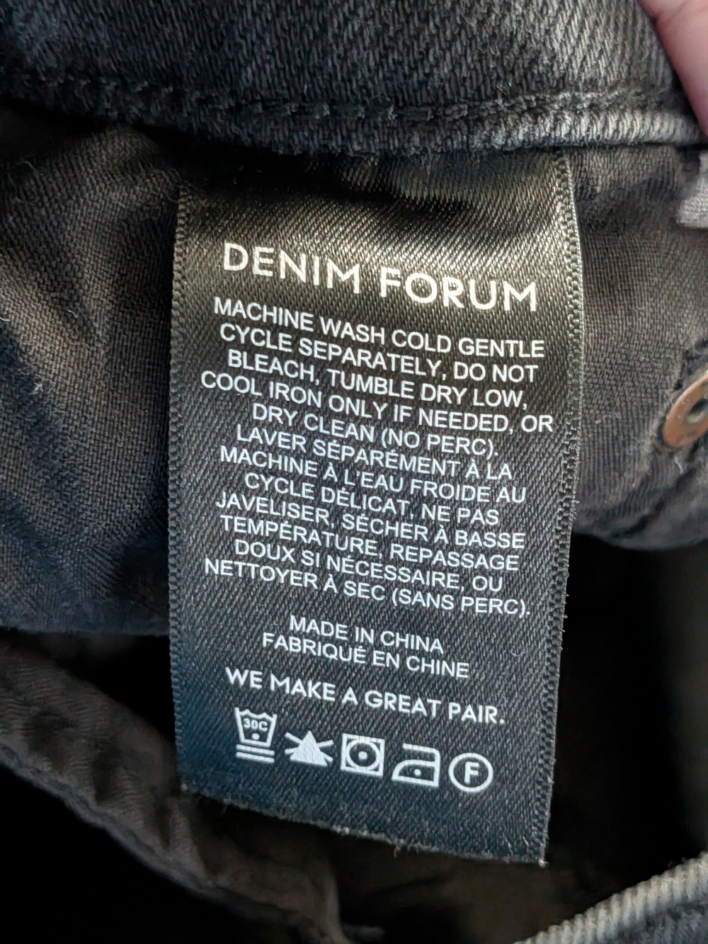 Denim Forum Arlo High Rise Straight - Picture 8 of 9